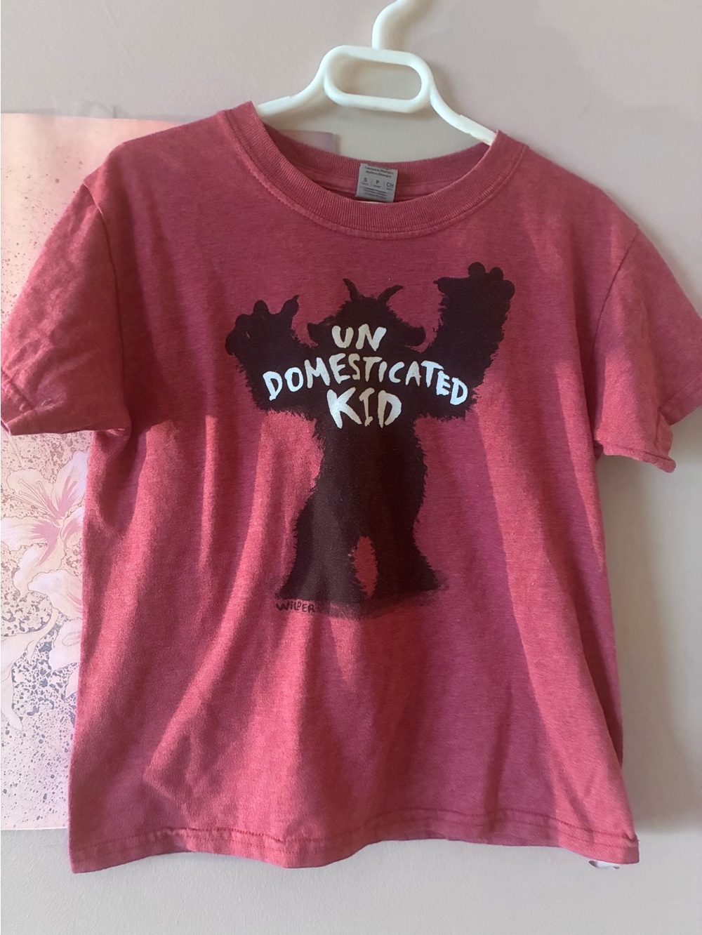 Gildan Red Kids 'Un Domesticated Kid' Graphic Tee